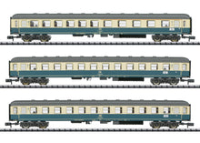 Laden Sie das Bild in den Galerie-Viewer, Minitrix N Personenwagen-Set Schnellzug D 796 DB 15639 neu OVP
