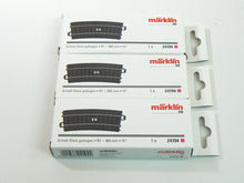 Laden Sie das Bild in den Galerie-Viewer, Märklin H0 Set C Gleis Schalt Gleis gebogen R1 3 x 24194 neu OVP
