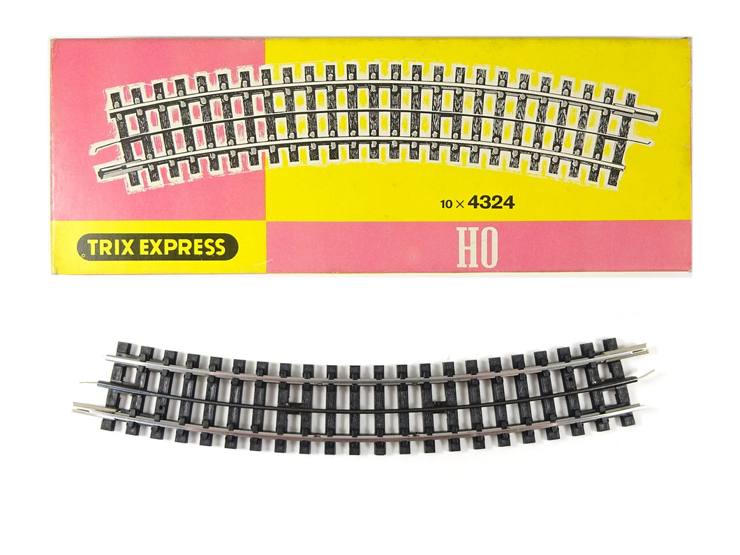 Trix Express H0 10x Gleis gebogen R2 24° 4324 OVP