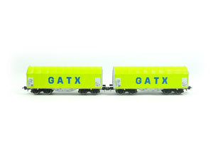 Roco H0 76055, 2-tlg. Set Schiebeplanenwagen, GATX, neu, OVP