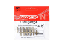 Laden Sie das Bild in den Galerie-Viewer, Fleischmann H0 Isolier Schienenverbinder Profi Gleis 12 Stück 6433 neu

