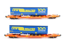 Laden Sie das Bild in den Galerie-Viewer, Roco H0 2 tlg Set Taschenwagen T5 Wascosa 6600064 neu OVP
