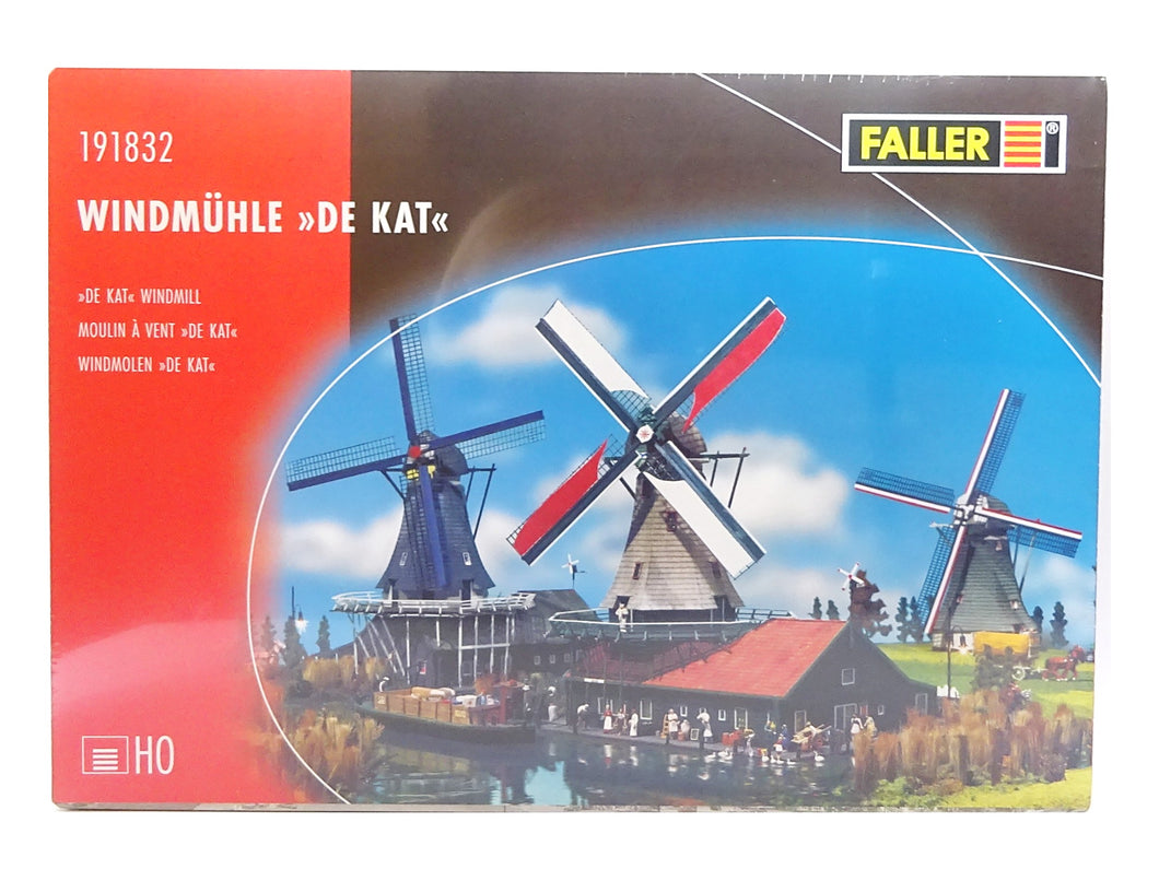 Faller H0 Modellbahn Bausatz Windmühle De Kat 191832 neu OVP