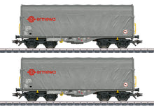 Laden Sie das Bild in den Galerie-Viewer, Märklin H0 Schiebeplanenwagen-Set Shimmns Ermewa 47230 neu OVP
