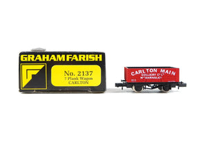 Graham Farish N Offener Güterwagen CARLTON MAIN 2137 OVP