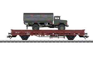 Märklin H0 Güterwagen Rungenwagen Kbs 443 MAN 5t 630 L2AE 46928 neu OVP