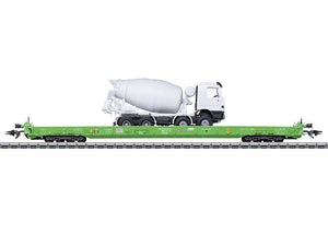 Märklin H0 Niederflurwagen Saadkms BUG mit Fahrmischer 47402 neu OVP