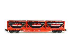 Märklin H0 Store Wagen Container Tragwagen märklin DB AG 47165 neu OVP