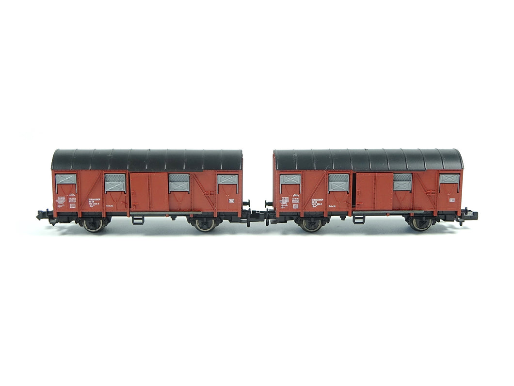 Fleischmann N 2 Gedeckte Güterwagen Grs 204 DB 8330 OVP