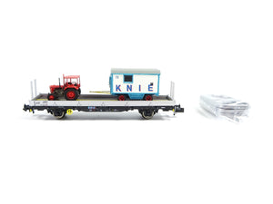 Fleischmann N Rungenwagen 2-tlg. Set: „Circus Knie“ SBB 6660030 neu OVP