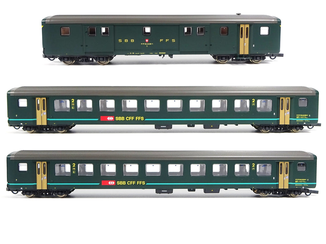 Roco H0 Personenwagen Set SBB 3 tlg 6200090 neu OVP