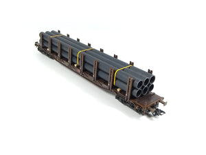 Märklin H0 Güterwagen Doppelrungenwagen Ladegut DB AG gealtert mhi 46915-04 neu OVP