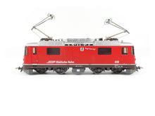 Laden Sie das Bild in den Galerie-Viewer, Bemo H0m Startset RhB Güterzug mit E-Lok Ge 4/4 II &quot;Felsberg&quot; 7258 100 OVP - ohne Gleise Bastler
