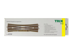 Trix H0 C-Gleis Schlanke Doppelkreuzungsweiche 62720 neu OVP