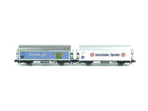 Arnold N 2 Güterwagen Reudnitzer und Gerolsteiner DB 4589 4591 OVP