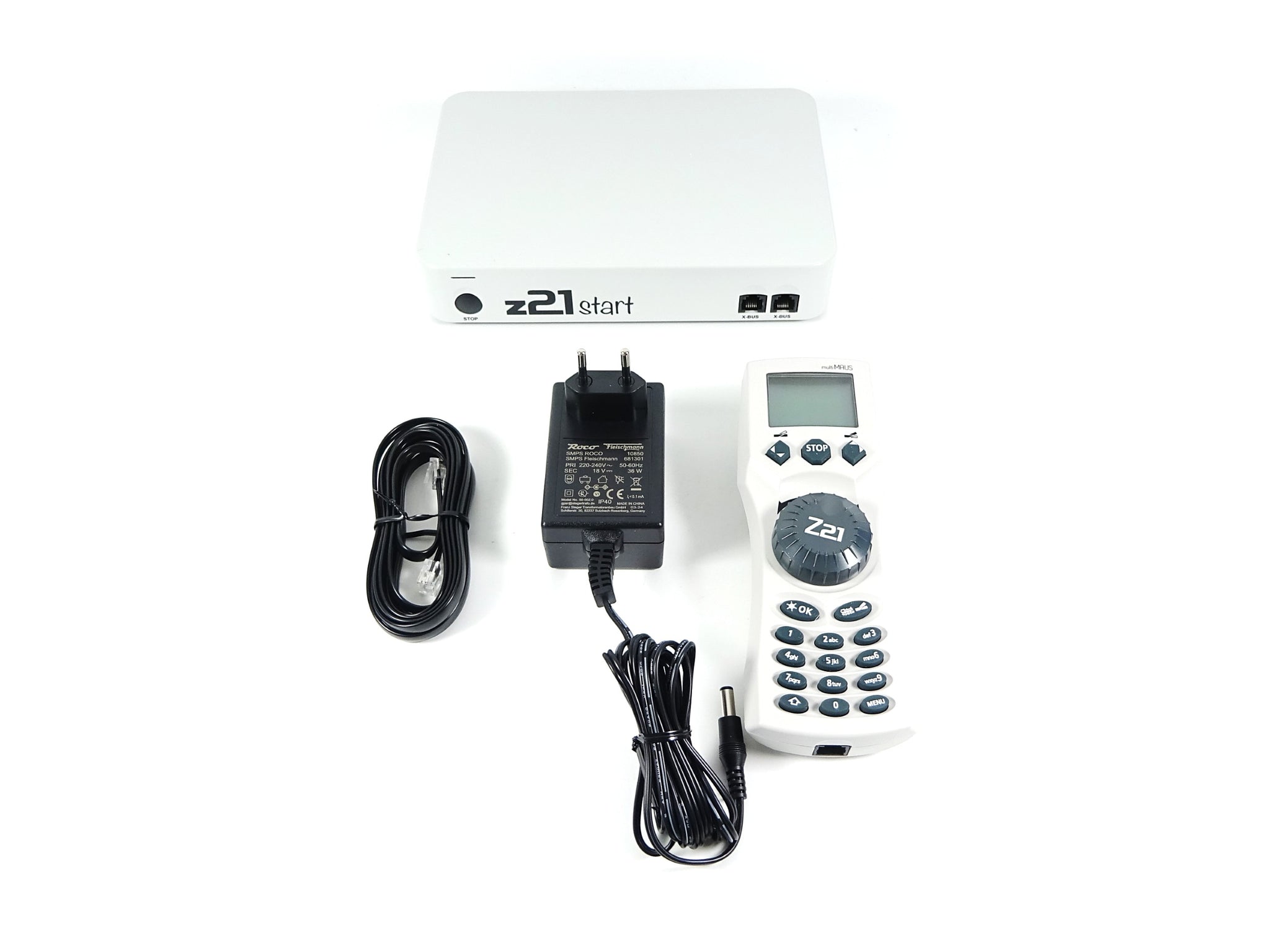 thumbnail interactive-video image 1 of Roco/Fleischmann 10833 Z21 Start Set + 10835 MultiMouse Controller - NEW Model Railway Digital Starter 1 of 5