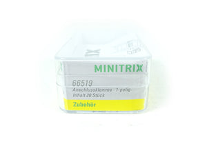 N-Gleis Anschlussklemme 1-polig, 20 Stück, Minitrix N 66519 neu OVP