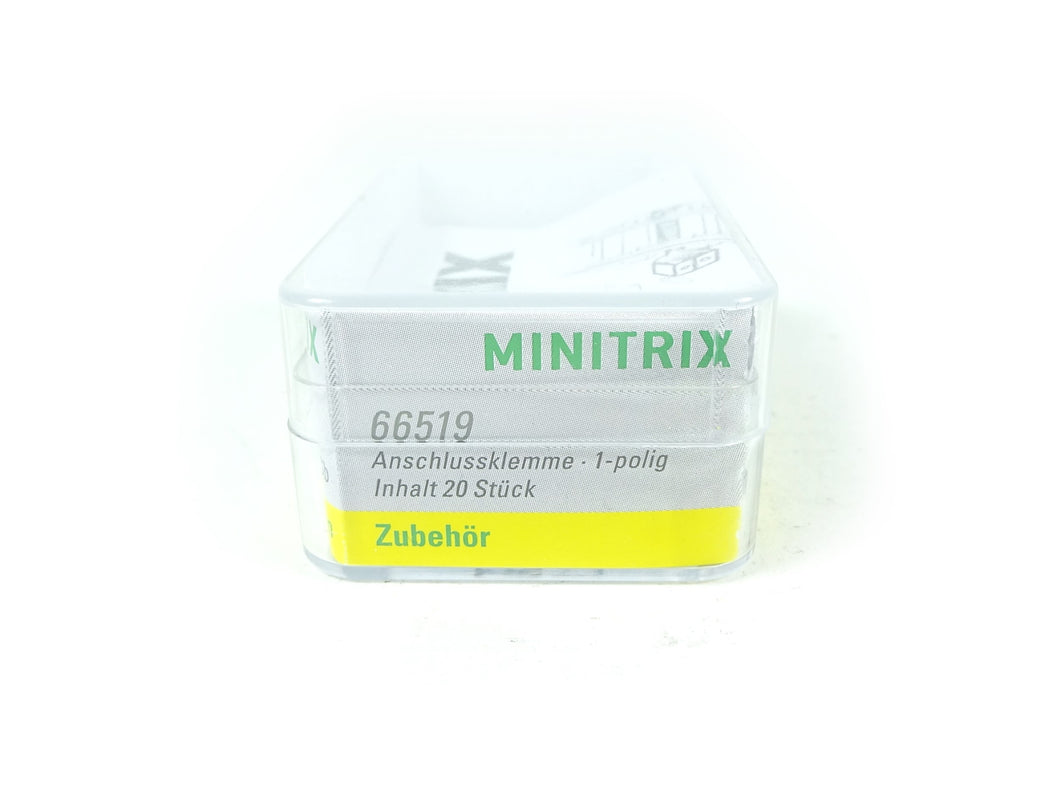 N-Gleis Anschlussklemme 1-polig, 20 Stück, Minitrix N 66519 neu OVP