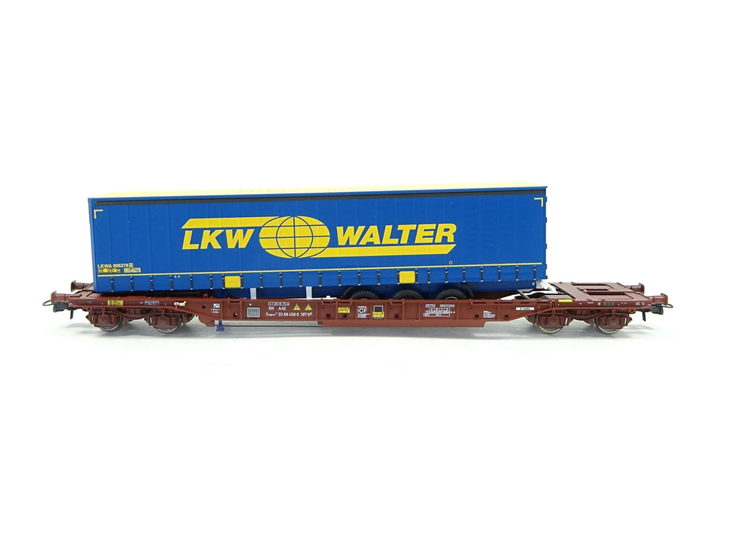 Roco H0 Güterwagen Taschenwagen 76221 C LKW Walter AAE neu OVP