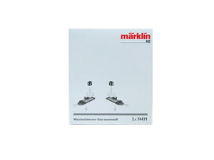 C Gleis Weichen Laternen Satz, 5 x Märklin 74471 H0 neu, OVP
