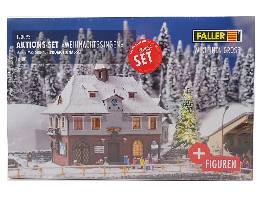 Faller H0 Aktions Set Bausatz Weihnachtssingen 190093 neu OVP