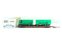 Laden Sie das Bild in den Galerie-Viewer, Märklin H0 Niederflurwagen für LKW-Transport mit LKW “Puma”, 4843 OVP
