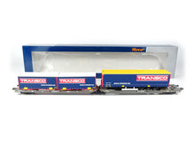Laden Sie das Bild in den Galerie-Viewer, Roco H0 Doppeltaschen Gelenkwagen HUPAC 6600113 neu OVP
