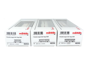 Märklin H0 Info Tage Wagen Set 23 + 24 + 25 Sondermodelle 48353 48354 48355 neu OVP