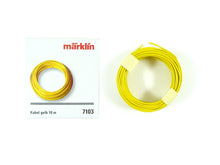 Laden Sie das Bild in den Galerie-Viewer, Modellbahn Modellbau Zubehör Kabel gelb, 3 x Märklin H0 7103 neu, OVP
