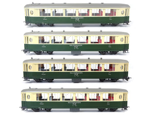 Bemo H0m Personenwagen Set Pullman Salonwagen RhB 7272 134 OVP