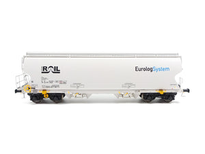 NME H0 Getreidewagen Tagnpps 95m³ ATIR EurologSystem weiß 509647 DC  neu OVP
