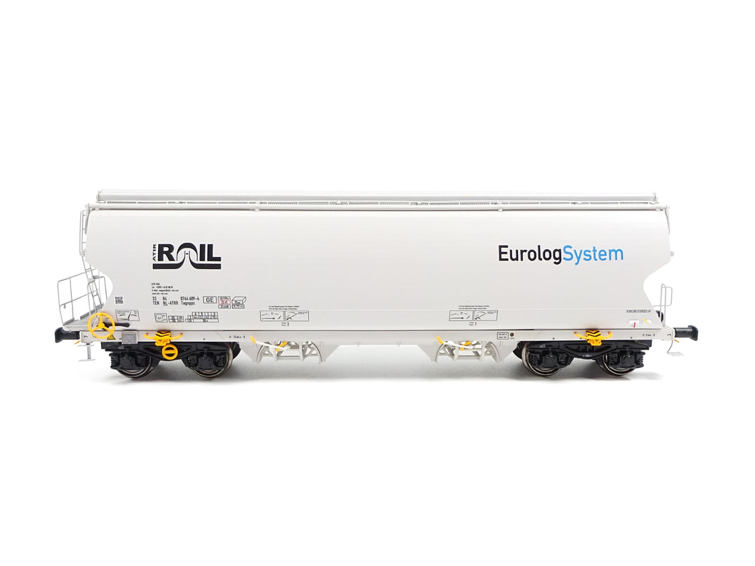 NME H0 Getreidewagen Tagnpps 95m³ ATIR EurologSystem weiß 509647 DC  neu OVP