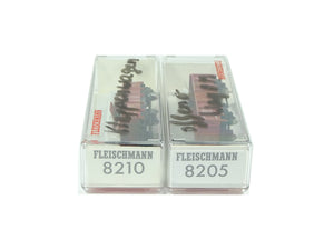 Fleischmann N Hochbordwagen und Klappdeckelwagen DB 8205 8210 OVP