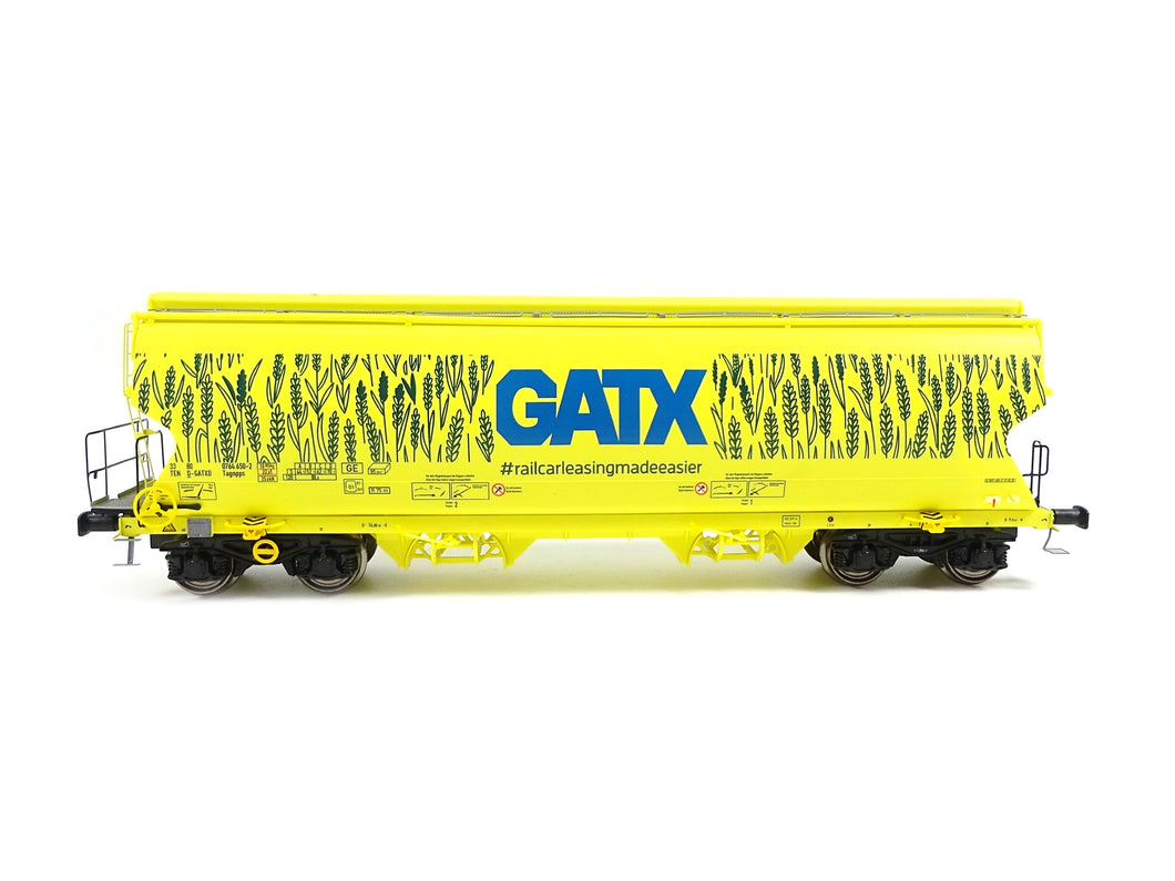 NME H0 Getreidewagen Tagnpps 95m³ GATX neongrün mit Getreideähren 525660 AC neu OVP