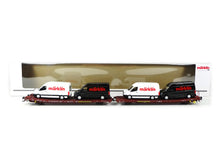 Laden Sie das Bild in den Galerie-Viewer, Märklin H0 Store Wagen 2026 Flachwagen Paar Laads 800B 47432 neu OVP
