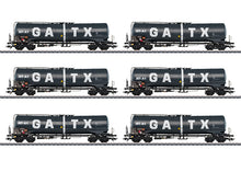 Laden Sie das Bild in den Galerie-Viewer, Märklin H0 Güterwagen 6-tlg. Kesselwagen-Set JET A1 der GATX 47546 neu OVP

