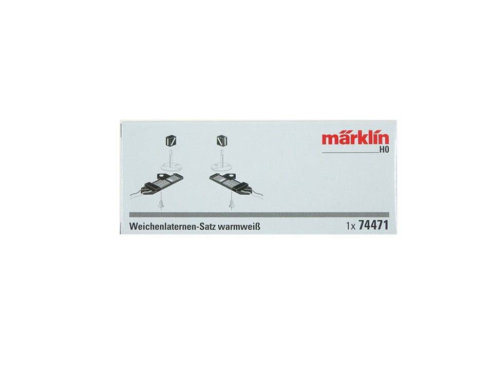 C Gleis Weichen Laternen Satz, Märklin 74471 H0 neu, OVP