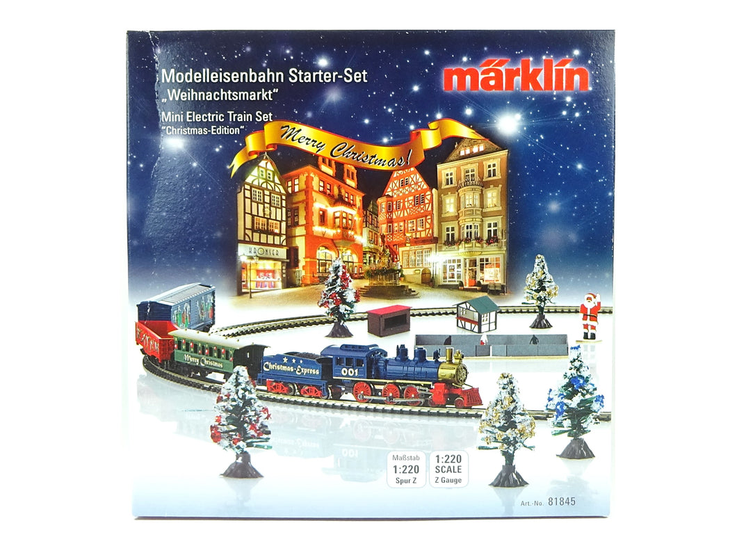 Märklin Z Weihnachts Startpackung Dampfgüterzug mit Gleis 81845 neu OVP