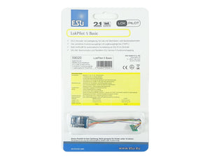 ESU Digital Decoder LokPilot Basic DCC 59020 V 5 Stecker 8 polig NEM 652 neu OVP