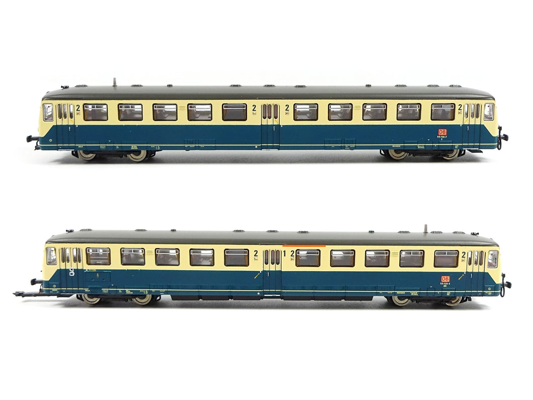 Fleischmann N Akkutriebwagen 515 mit Steuerwagen DB AG 740102 neu OVP