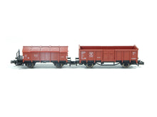 Laden Sie das Bild in den Galerie-Viewer, Fleischmann N Hochbordwagen und Klappdeckelwagen DB 8205 8210 OVP
