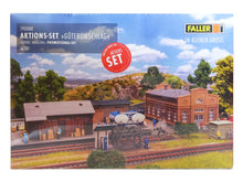 Laden Sie das Bild in den Galerie-Viewer, Faller H0 Modellbausatz Aktions Set Güterumschlag 190088 neu OVP
