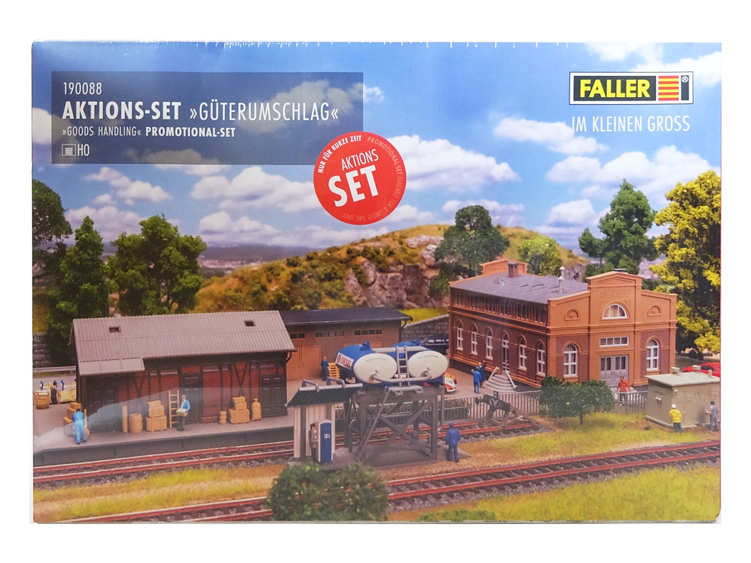 Faller H0 Modellbausatz Aktions Set Güterumschlag 190088 neu OVP