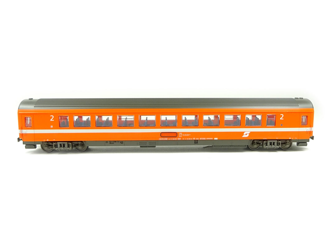 PIKO H0 58660, Eurofirma Großraumwagen 2. Klasse, ÖBB, neu, OVP