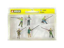 Laden Sie das Bild in den Galerie-Viewer, Modellbahn Figuren Angler, 6 Figuren, Noch H0 15892 neu, OVP
