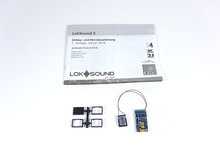 Laden Sie das Bild in den Galerie-Viewer, ESU Decoder LokSound 5 DCC MM SX/M4 Leerdecoder 21MTC NEM 660 58419 neu OVP
