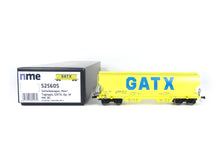 Laden Sie das Bild in den Galerie-Viewer, NME H0 Getreidewagen Tagnpps 95m³ GATX neongrün 525605 DC neu OVP
