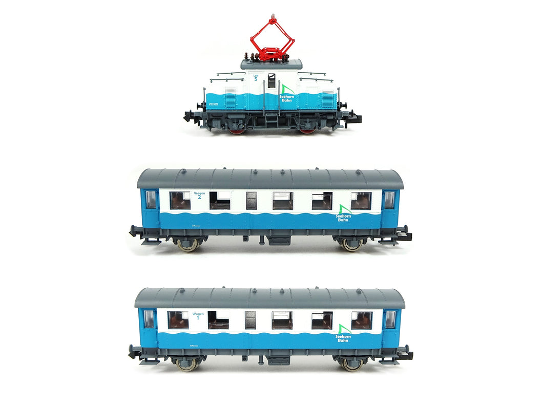 Fleischmann N Zahnradbahn Set 3 tlg Seehorn Privatbahn 5560001 neu OVP
