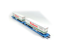 Laden Sie das Bild in den Galerie-Viewer, Roco H0 Doppeltaschen-Gelenkwagen Gattung Sdggmrs 738/T3000e VTG 6600117 neu OVP
