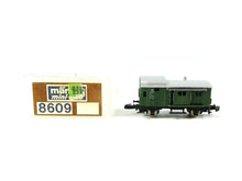 Laden Sie das Bild in den Galerie-Viewer, Märklin Z Güterzug-Gepäckwagen u. Niederbordwagen DB 8609 8610 OVP
